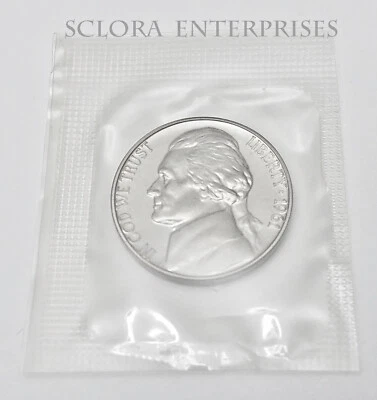 1961 P Jefferson *PROOF* Nickel  **FREE SHIPPING** - Image 1 of 2