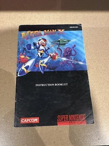 Mega Man X Super Nintendo Manual Only - Picture 1 of 3