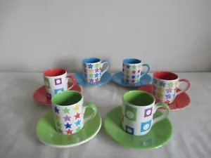 WHITTARD ~ 6ER SET KAFFEEDOSEN & UNTERTASSEN (Y) - Bild 1 von 2