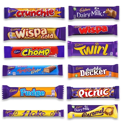 Cadbury Chocolate and Candy Assortment Box Gift Selection Pack 12 Full-Size Bars - Image 1 of 4