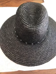 Selten!!! The Kooples Staw Hut mit Gliedernieten Leder 55 - Bild 1 von 6
