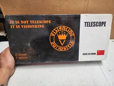 Visionking 360/50mm Astronomical Telescope Outdoor - Image 1 of 4