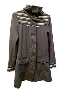 Chaqueta Prana Rowen Jersey Claro PRIMAVERA Cuello Simulado Azul Gris Tejido Manta Detalle - Imagen 1 de 12