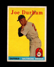 1958 Topps # 96 Joe Durham Ex/Ex-Mt