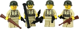 Custom US Army American WW2 Soldiers Squad made with real LEGO® minifigure - Picture 1 of 2
