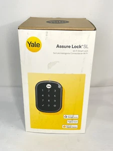 Yale Assure Lock SL Wi-Fi Touchscreen Smart Lock Nero - Autentico Nuovo con scatola - Foto 1 di 7