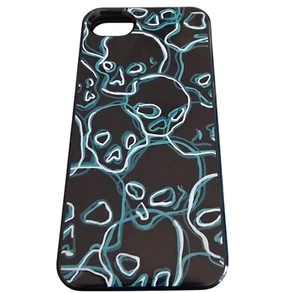 Marc by Marc Jacobs Cover Boxed, New, IPHONE 5 Case Abstract Neon Skull Pattern - Picture 1 of 9