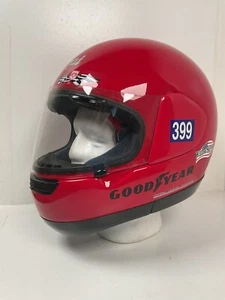 Vintage Arai Signet/s Motorcycle Helmet Large 59-60 Glossy Red Full Face - Picture 1 of 19