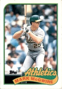 Topps Baseball #70 1989 Mark McGwire - Imagen 1 de 2