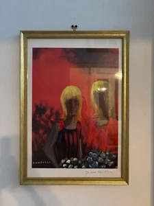 Eliano Fantuzzi stampa su carta 1970 con cornice - Foto 1 di 3