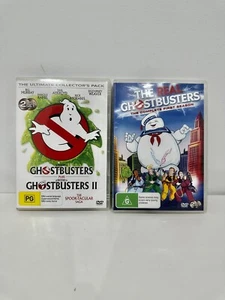 Ghostbusters Movie and the Real Ghost Busters Complete 1st Season Dvd Bundle - Picture 1 of 9