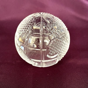 WATERFORD CRYSTAL WORLD GLOBE  - Picture 1 of 7
