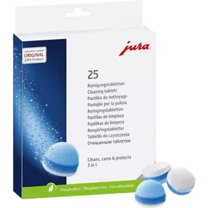 Cleaning Tablets for All Espresso Machines and Automatic Coffee Centers 25-Count - Picture 1 of 2