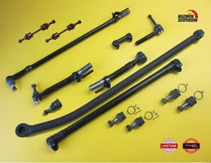 XRF Steering Kit for Ford F250 F350 Super Duty 4x4 2011-20160 Ball Joint Tie Rod - Picture 1 of 16