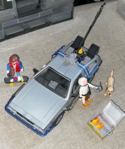 Playmobil Back To The Future #70317 DeLorean with Doc, Marty, Einstein See Pics - Picture 1 of 23