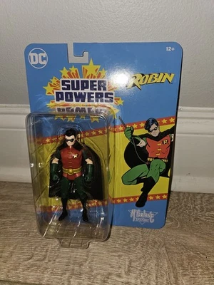 Capa negra DC McFarlane Toys Super Powers Robin Dick Grayson nueva sin usar, en caja Foto 1 de 2