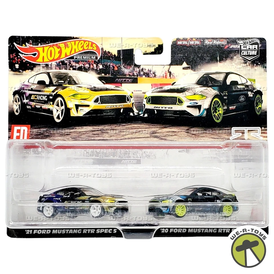 Hot Wheels Ford Mustang RTR SPEC 5 2020 & Ford Mustang RTR SPEC 5 2021 Diecast Cars (HCY71)
