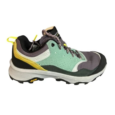 Женские водные туфли Merrell для пеших прогулок Aqua Speed Solo как новые фиолетово-желтые 9,5 - Изображение 1 из 4