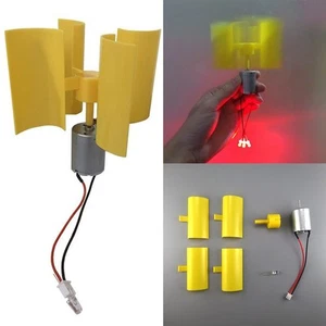 DIY Mini Windgenerator Kit für Studenten und Kinder Kunststoff + Metall Materia - Bild 1 von 12