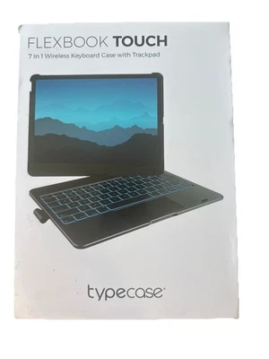 Typecase Flexbook Touch 10.2 iPad Keyboard Case w/ Trackpad & 360° Rotation - Image 1 of 3
