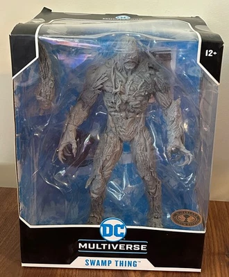 Mega figura McFarlane DC Multiverse Platinum Edition Swamp Thing sin pintar nueva Foto 1 de 4