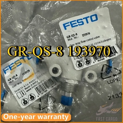 GR-QS-8 193970 1 PIEZA NUEVO FESTO Válvula de control de flujo unidireccional Envío rápido Buena calidad Foto 1 de 4