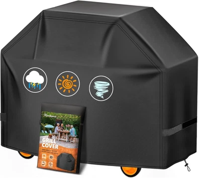 Funda para parrilla 40'' impermeable 600D, cubierta resistente para barbacoa exterior Foto 1 de 4