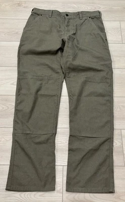 Pantalones Patagonia Para Hombre 36x32 Verde Todas las Temporadas Doble Rodilla Trabajo Cáñamo ii22 Foto 1 de 4