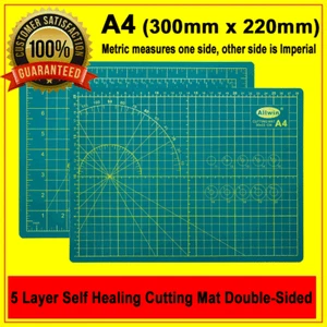 Discounted! A4 Self Healing DIY Cutting Mat (5 Layers Thick Large (30x 22x 3cm) - Picture 1 of 8