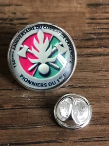 GROS PIN'S 2cm Métal Argenté Légion Étrangère Pionniers Du 1er RE Camerone - Picture 1 of 1