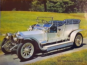 Publicidad impresa vintage coleccionable ROLLS ROYCE 1907 SILVER GHOST años 1975 70 - Imagen 1 de 1