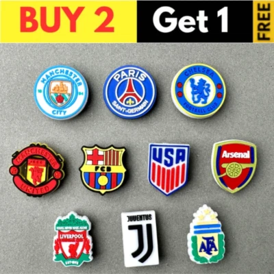 🇦🇺🐨 Soccer Football Logo Jibbitz - Croc Shoe Charms Crocs Accessories - image 1 of 4