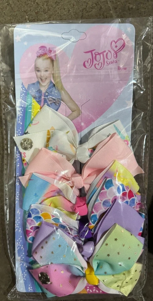 LOT JoJo Siwa Signature 6 Bows Multi Color Vintage RARE HTF Brand New - Image 1 of 1