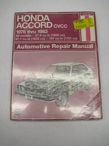 Haynes 42010 Repair Manual For 1976-1983 Honda Accord - Bild 1 von 3