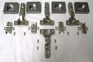 Universal Steel 4-Hinge Split Hood Manual Hinge Kit Ford Chevy street rat rod - Picture 1 of 1