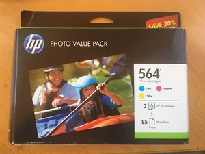 NEW GENUINE HP564 CMY Ink Combo Pack Print Cartridges/Paper EXP 6/2013 - Photo 1/1