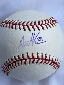 Austin Kearns Cincinnati Reds Autographed Signed OMLB Baseball Imperfect - Picture 1 of 2