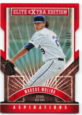 2015 Marcos Molina Panini Elite Extra Edition Aspirations Die Cut Rookie 150/200 - Image 1 of 2