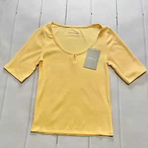 NWT - Everlane - Women’s Yellow Cotton Blend Top - Size Small - Picture 1 of 10