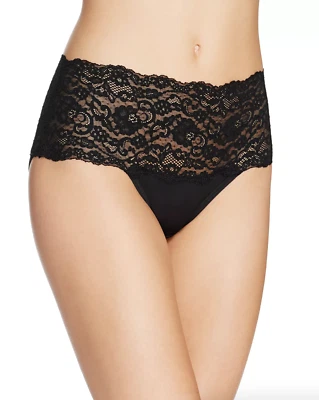 Hanky Panky L2507 Black Silky Skin High Rise Panty Brief Women's Size S - Image 1 of 4