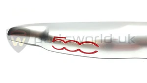 Fiat 500 S / GT Rear Tailgate Boot Outer Handle Brushed Chrome 735626272 GENUINE - Picture 1 of 3