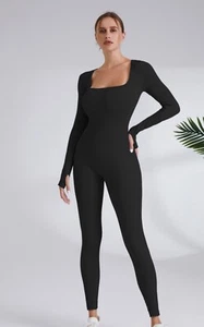 Women Long Sleeve Jumpsuit - Picture 1 of 3