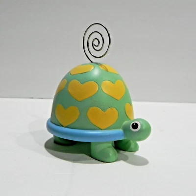 Turtle Tortoise Photo Recipe Balloon Holder Business Birthday Card Office Note - Image 1 of 4