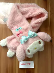 Sciarpa soffice Sanrio My Melody nastro invernale rosa coniglio coniglietto carina Giappone - Foto 1 di 4