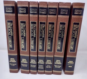The Complete Biblical Library 7 Volume Greek English Dictionary w/ Grammar Index - Picture 1 of 9