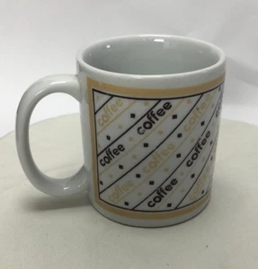 Houston Foods 1990 Becher mit dem Wort Kaffee 10 Unzen A6 - Bild 1 von 7