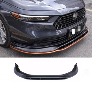 For Honda Accord 2023-2024 Black Front Bumper Lip Spoiler Splitter Cover Trim 4x - Picture 1 of 8