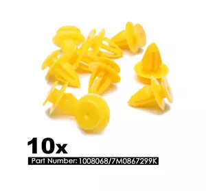 10PCS interior moulding & trim clips FIT Audi A6 Allroad/Allroad/Cabriolet - Picture 1 of 1