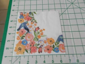 Dos servilletas de almuerzo decorativas para decoupage "colibríes" 2 capas - Imagen 1 de 6