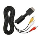 18M Tv Audio Video Av Cable For Ps3 Ps2 Ps1 Sony Playstaion 2 3   Black